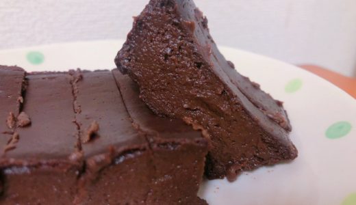 お豆腐を使ったヘルシーな、テリーヌ風チョコケーキ【低糖質レシピ】